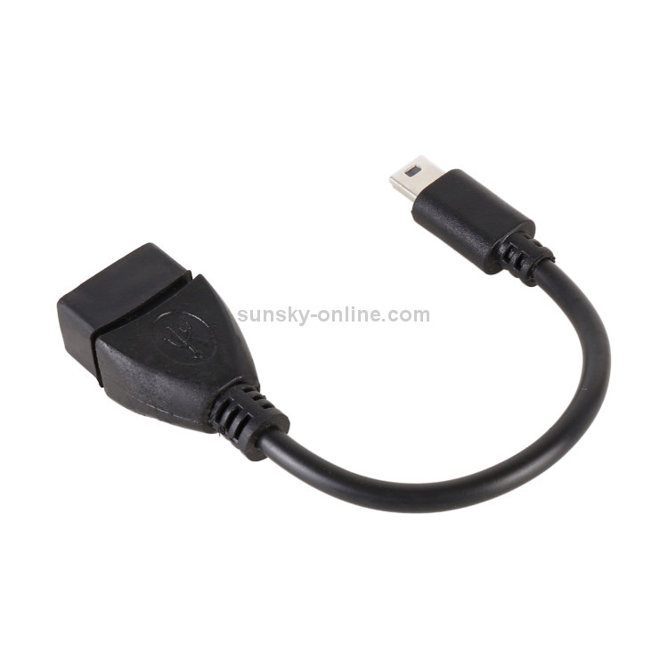 10 PCS Car OTG Head to USB Cable, Cable Length: 10cm - 2