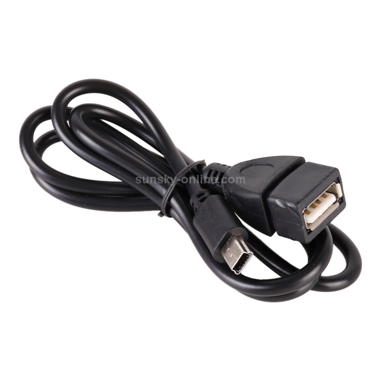 10 PCS Car OTG Head to USB Cable, Cable Length: 80cm - 1