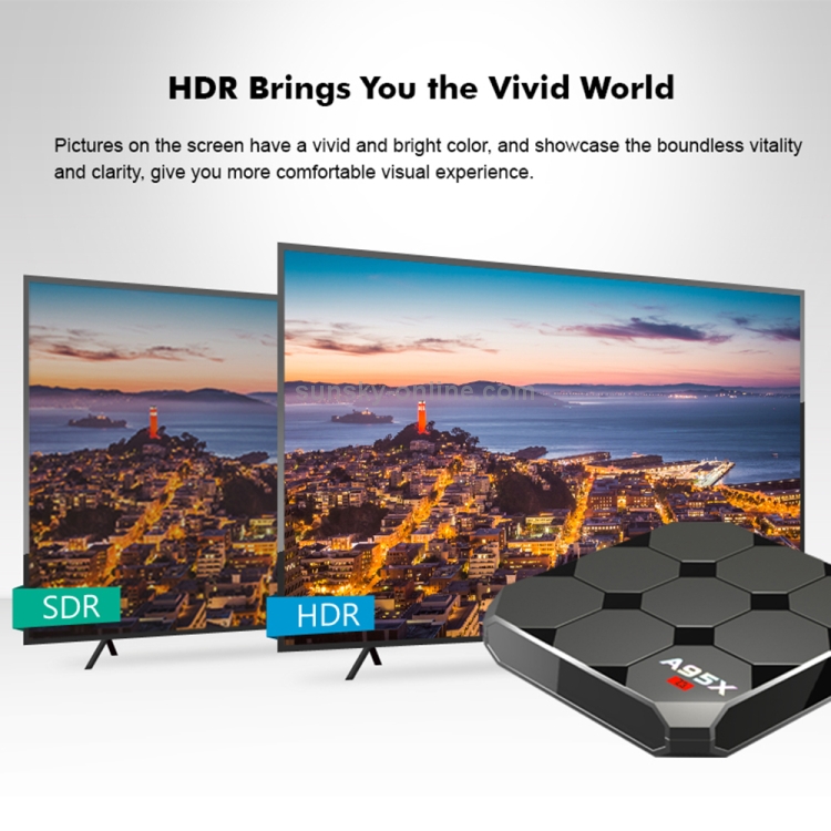 A95X Z3 4K HD Smart TV Box, Android 8, RK3318 Quad Core, 1GB+8GB, AU Plug - B2