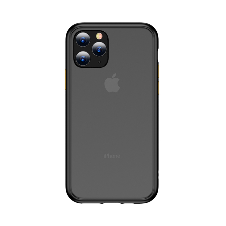 For iPhone 11 Pro Max TOTUDESIGN Gingle Series Shockproof TPU+PC Case(Black) - 1