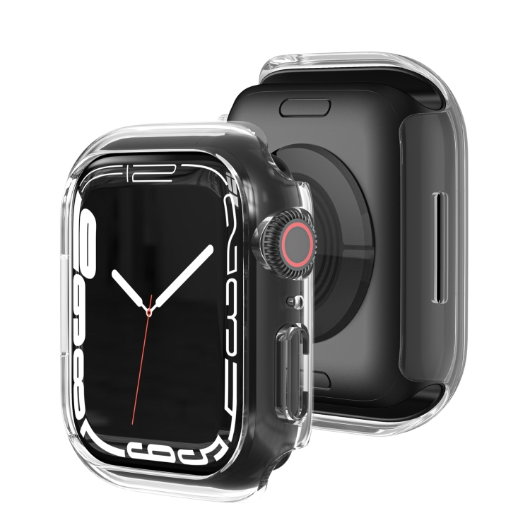 Shockproof TPU Protective Case For Apple Watch Series 7 45mm(Transparent) Tirana observer Shop