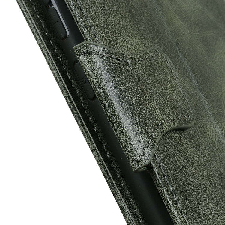 For Motorola Moto E40/E20/E30 Mirren Crazy Horse Texture Horizontal Flip Leather Phone Case(Dark Green) - 5
