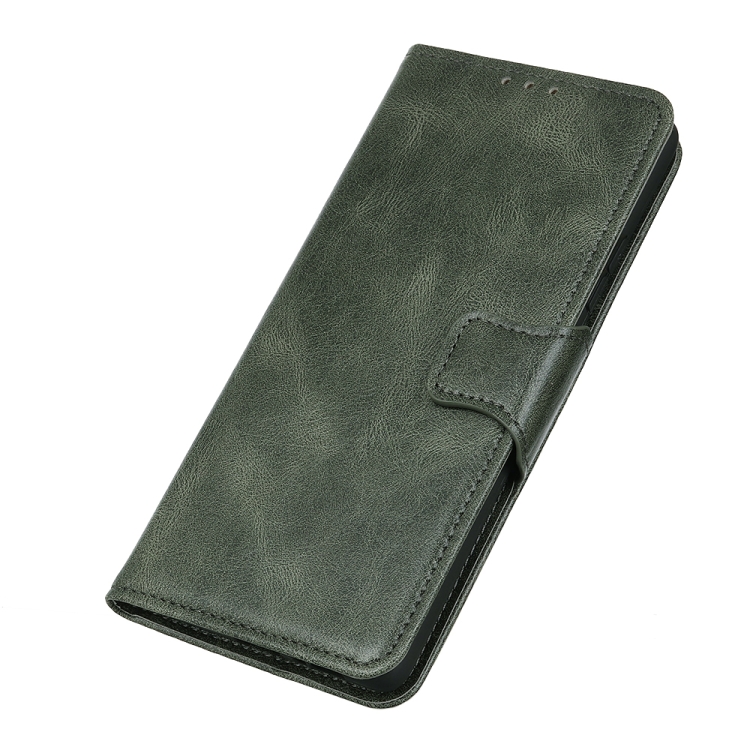 For Motorola Moto E40/E20/E30 Mirren Crazy Horse Texture Horizontal Flip Leather Phone Case(Dark Green) - 6