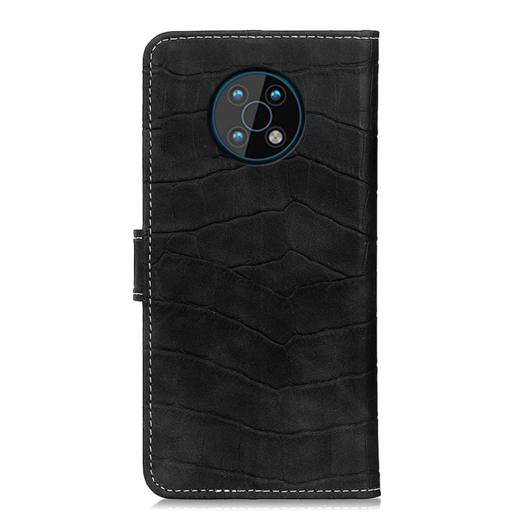 For Nokia G50 Magnetic Crocodile Texture Horizontal Flip Leather Phone Case(Black) - 2