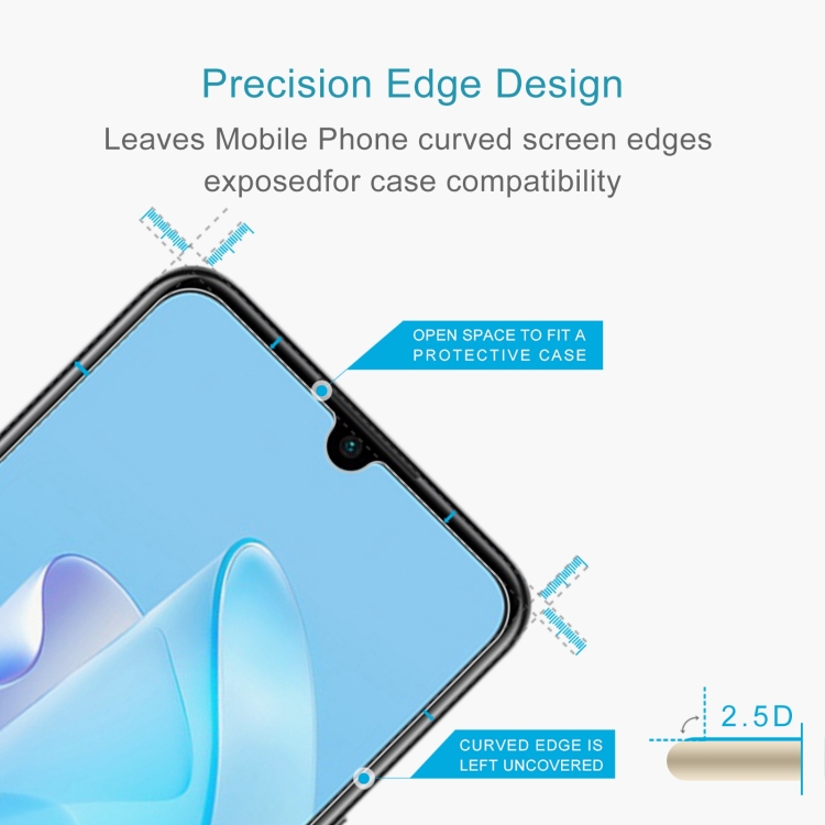 For NZONE S7 Pro+ 5G 10 PCS 0.26mm 9H 2.5D Tempered Glass Film - 2