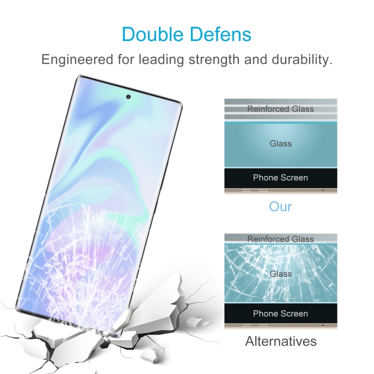 For ZTE Axon 30 Ultra 5G 50 PCS 0.26mm 9H 2.5D Tempered Glass Film - 4