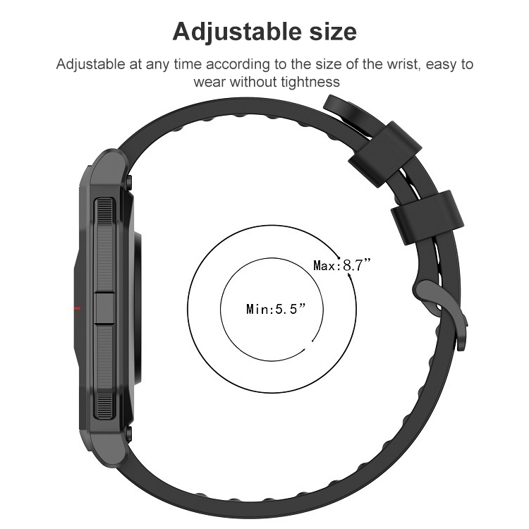 Original Xiaomi Silicone Strap Watchband For Xiaoxun Mibro Color(White) - B5