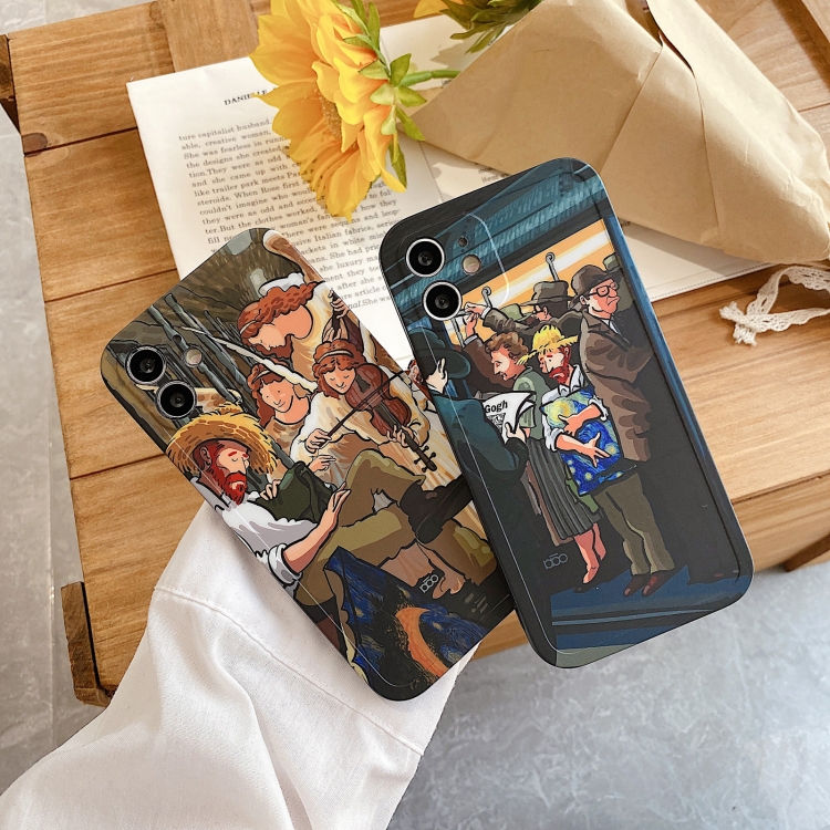 Oil Painting TPU Phone Case For iPhone 13 Pro Max(4) - 3