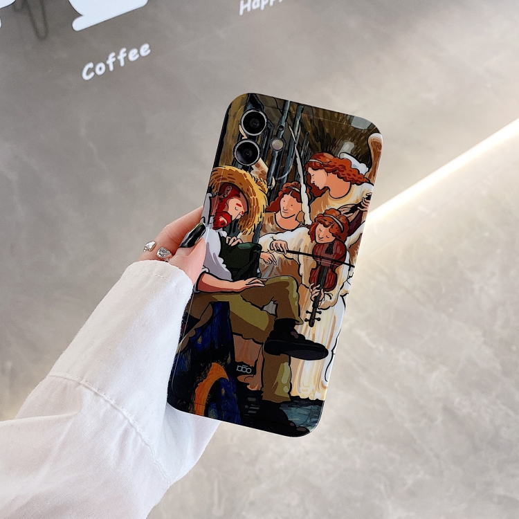 Oil Painting TPU Phone Case For iPhone 13(4) - 1