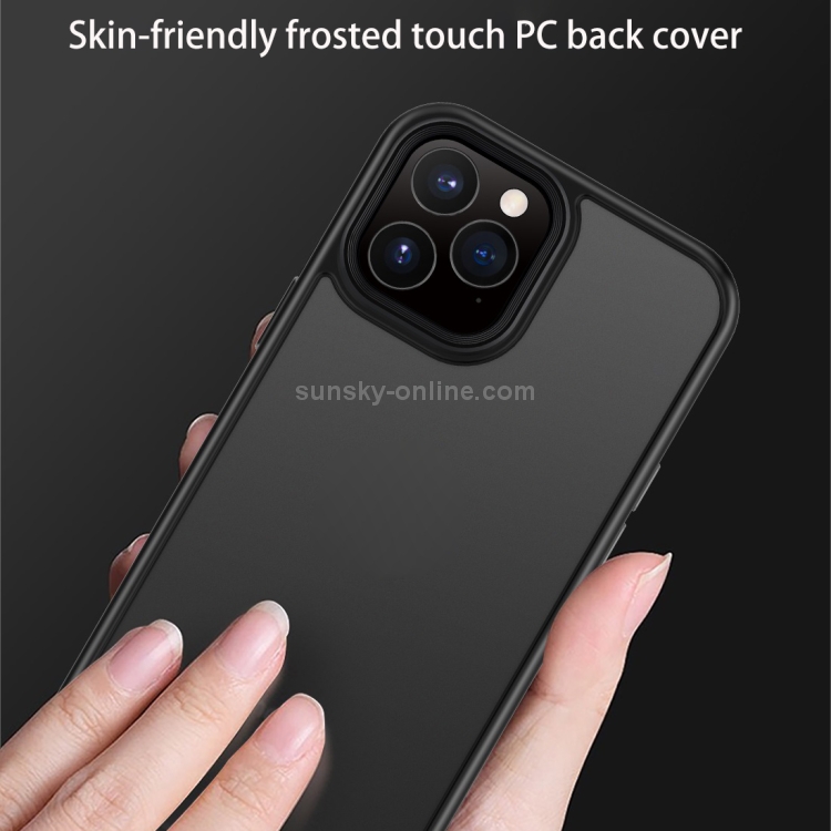 Frosted Back Shockproof Phone Case For iPhone 12 / 12 Pro(Frosted White) - B4