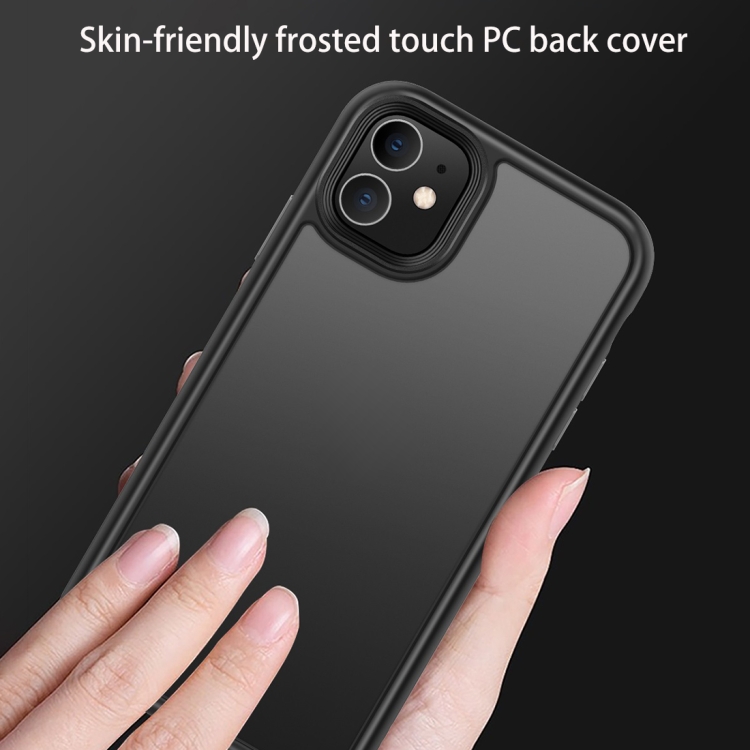 Frosted Back Shockproof Phone Case For iPhone 11 Pro Max(Frosted White) - B4