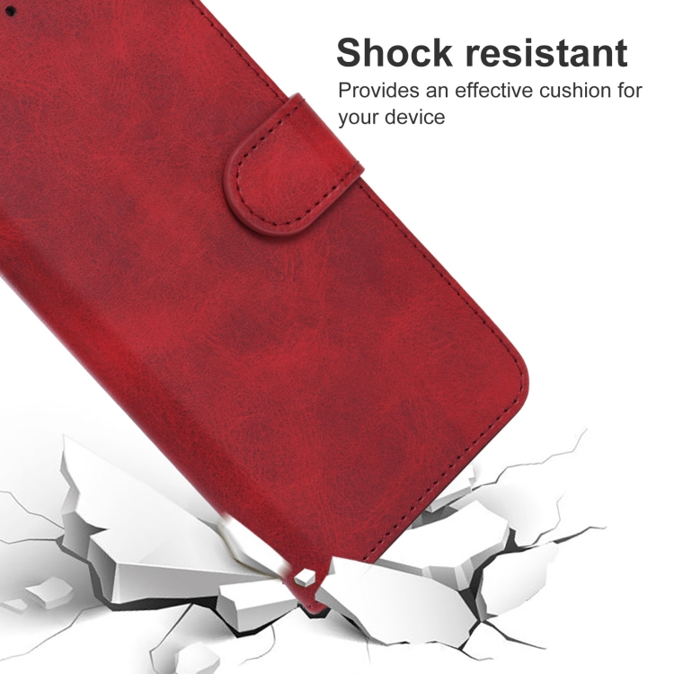 Leather Phone Case For DOOGEE S96 Pro(Red) - 4