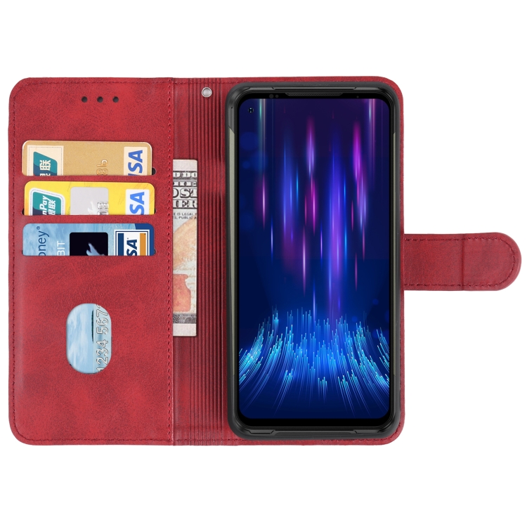 Leather Phone Case For DOOGEE S97 Pro(Red) - 2