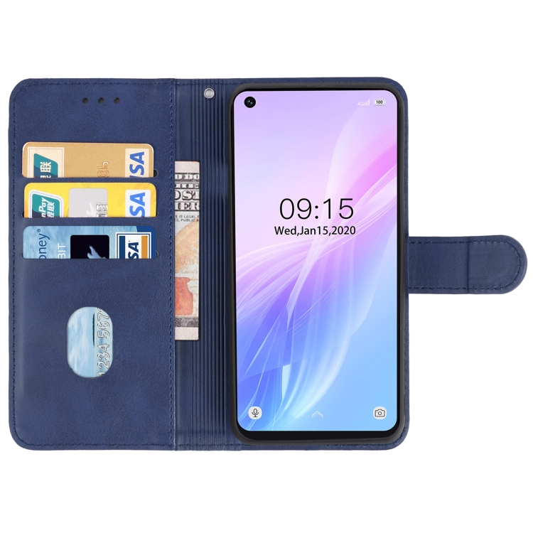 Leather Phone Case For OUKITEL C18 Pro(Blue) - 2