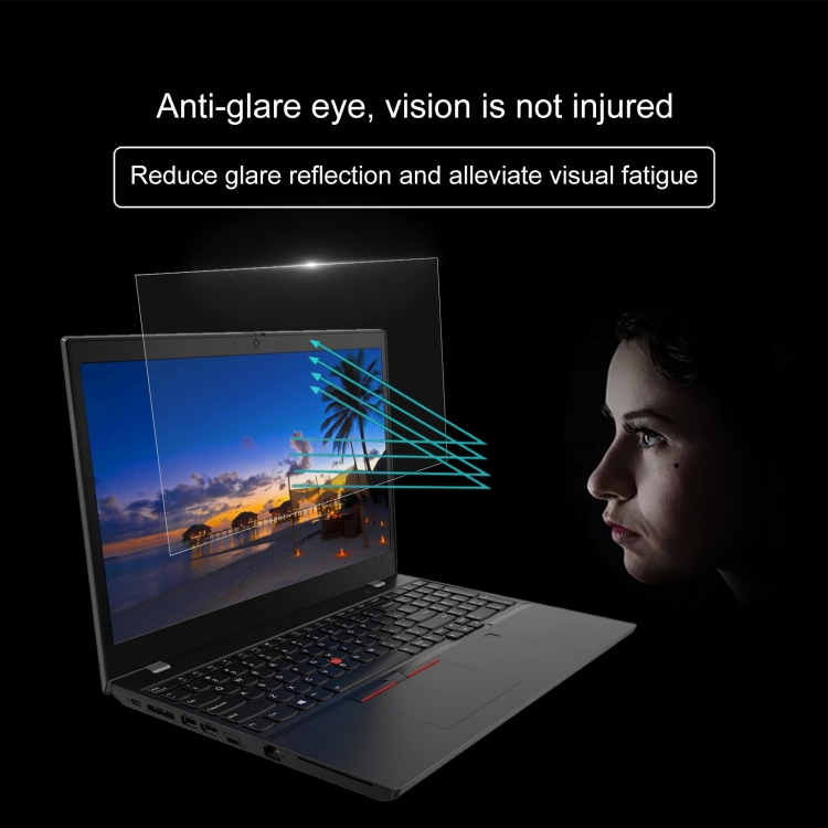 Laptop Screen HD Tempered Glass Protective Film For ThinkPad E590 15.6 inch - 5