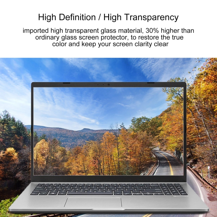 Laptop Screen HD Tempered Glass Protective Film For ThinkPad P53 15.6 inch - 4