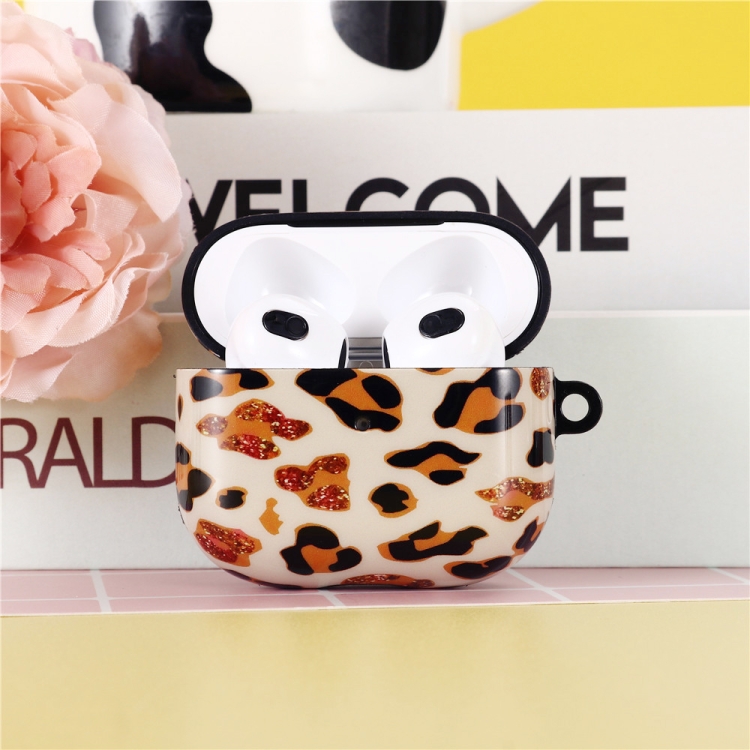 IMD Pattern Earphone Protective Case For AirPods 3(Leopard) - 2