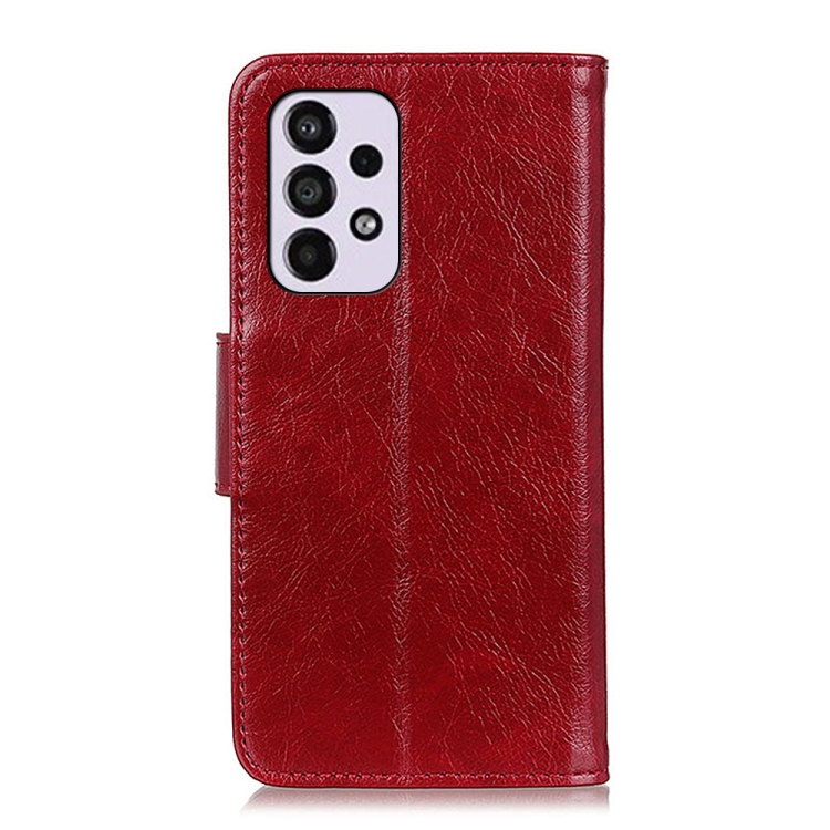 For Samsung Galaxy A33 5G Nappa Texture Horizontal Flip Leather Phone Case(Red) - 2
