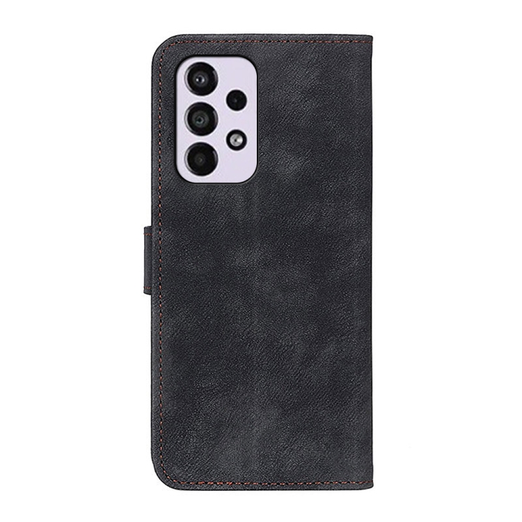 For Samsung Galaxy A33 5G Antelope Texture Magnetic Buckle Leather Phone Case(Black) - 2