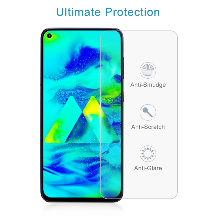 10 PCS 0.26mm 9H 2.5D Tempered Glass Film For Samsung Galaxy M40s - 3