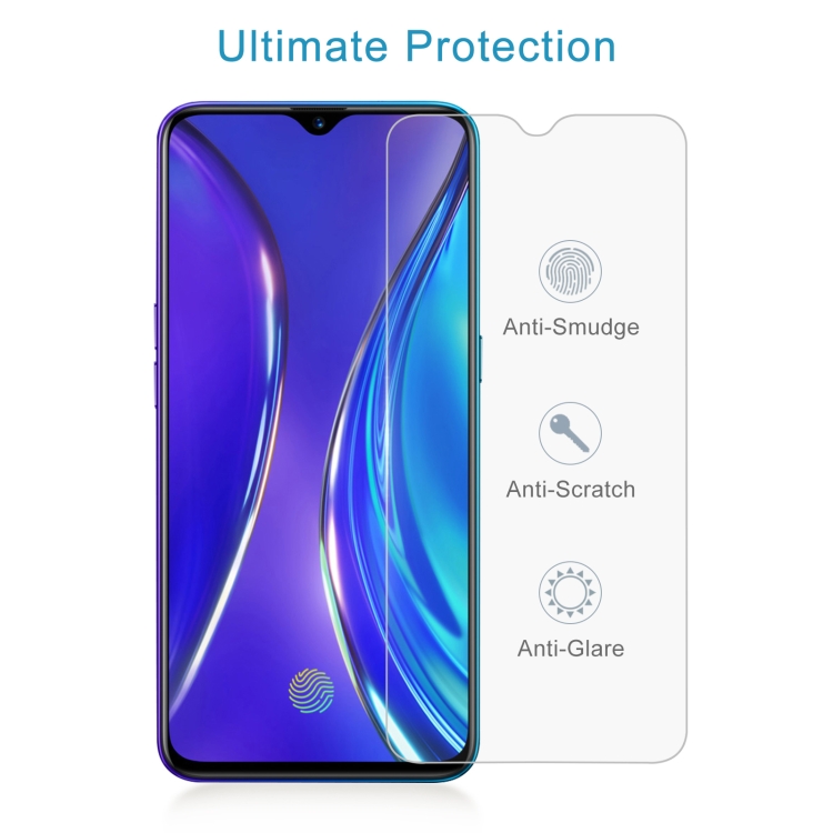 50 PCS 0.26mm 9H 2.5D Tempered Glass Film For OPPO Realme X2 - 3