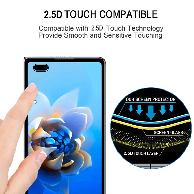 Full Glue Cover Screen Protector Tempered Glass Film For Huawei Mate X2 - 4