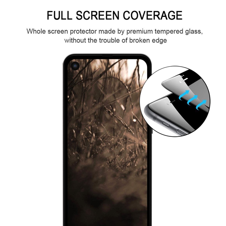Full Glue Cover Screen Protector Tempered Glass Film For Motorola P40 - 2