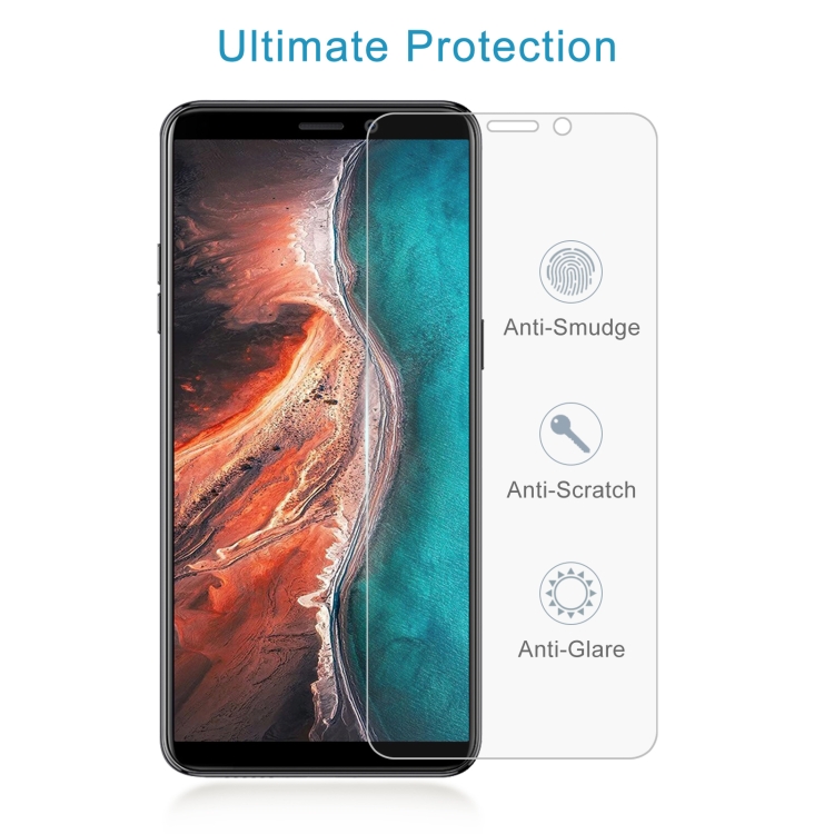 50 PCS 0.26mm 9H 2.5D Tempered Glass Film For Ulefone P6000 Plus - 3