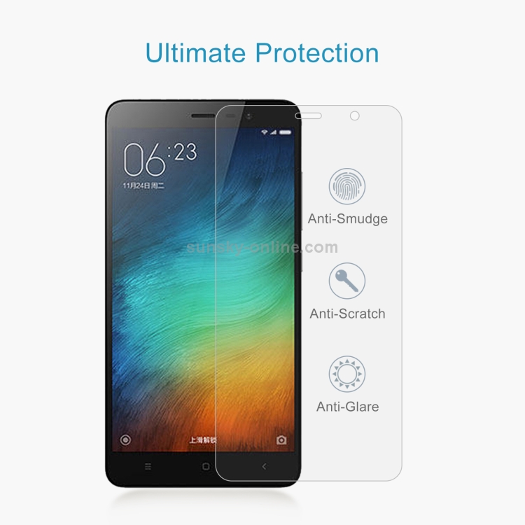 0.26mm 9H 2.5D Tempered Glass Film For Xiaomi Note 3 - 3