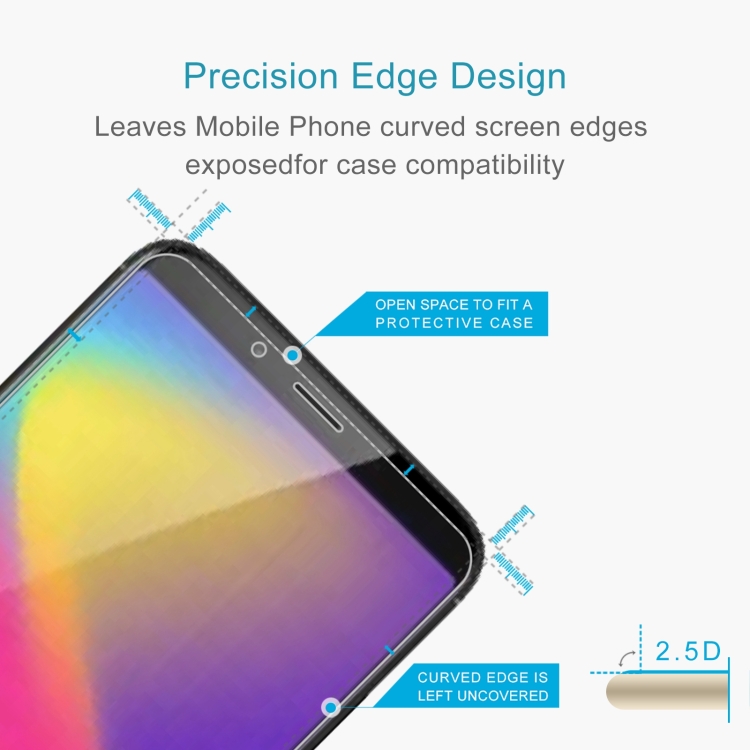 10 PCS 0.26mm 9H 2.5D Tempered Glass Film For ZTE nubia N3 - 2