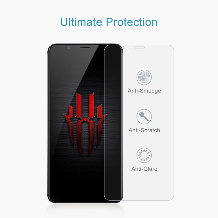 10 PCS 0.26mm 9H 2.5D Tempered Glass Film For ZTE nubia Red Magic - 3