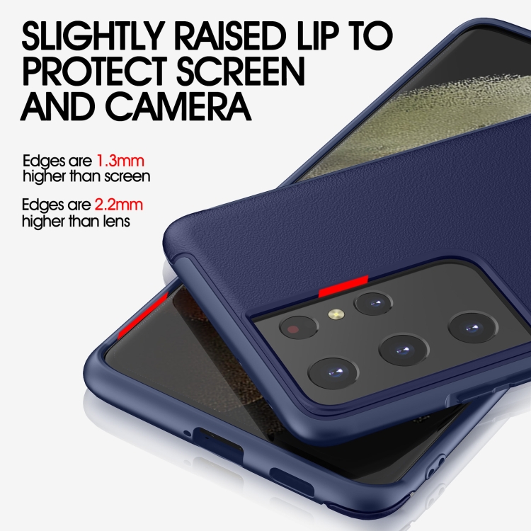 For Samsung Galaxy S21 Ultra 5G wlons PC + TPU Shockproof Phone Case(Grey) - 4
