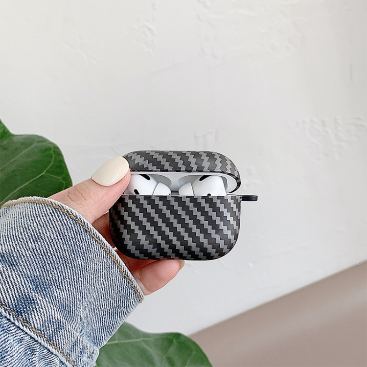 Carbon Fiber Earphone Protective Case For AirPods Pro - 6