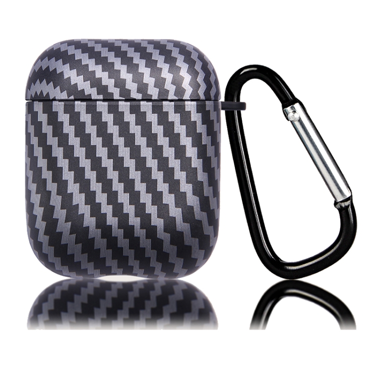 Carbon Fiber Earphone Protective Case For AirPods 1 / 2 - 3