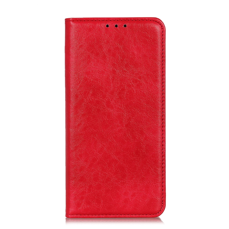 For OnePlus 10 Pro Magnetic Crazy Horse Texture Horizontal Flip Leather Phone Case with Holder & Card Slots & Wallet(Red) - 1