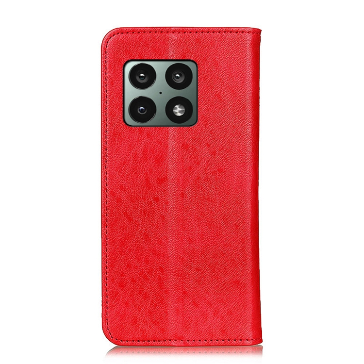 For OnePlus 10 Pro Magnetic Crazy Horse Texture Horizontal Flip Leather Phone Case with Holder & Card Slots & Wallet(Red) - 2