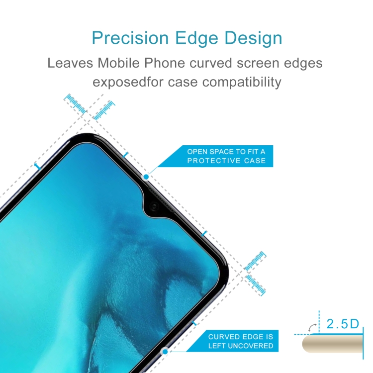 10 PCS 0.26mm 9H 2.5D Tempered Glass Film For Doogee X93 - 2