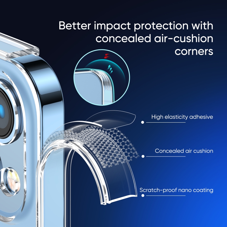 JOYROOM JR-BP944 T Transparent Series TPU Phone Case For iPhone 13 Pro Max(Transparent) - B5