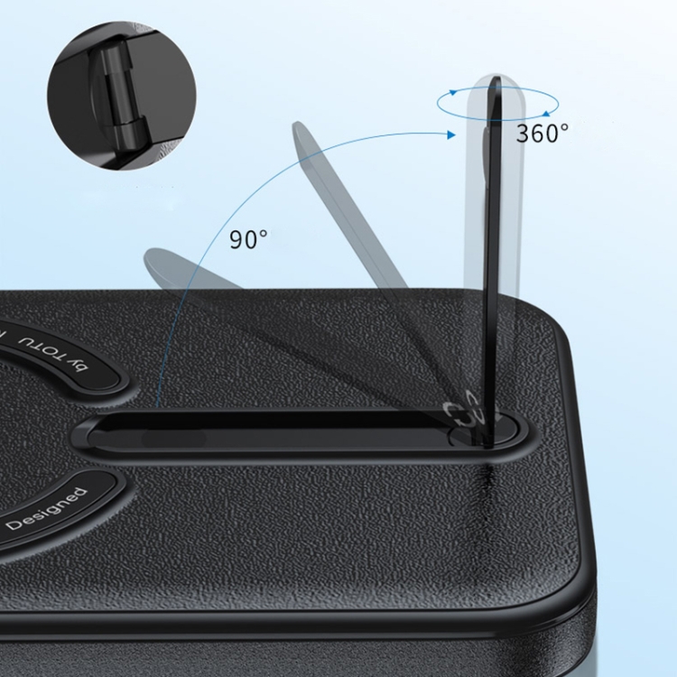 TOTUDESIGN AA-181 Star Series Magnetic Bracket TPU + PC Phone Case For iPhone 13 Pro(Blue) - B3