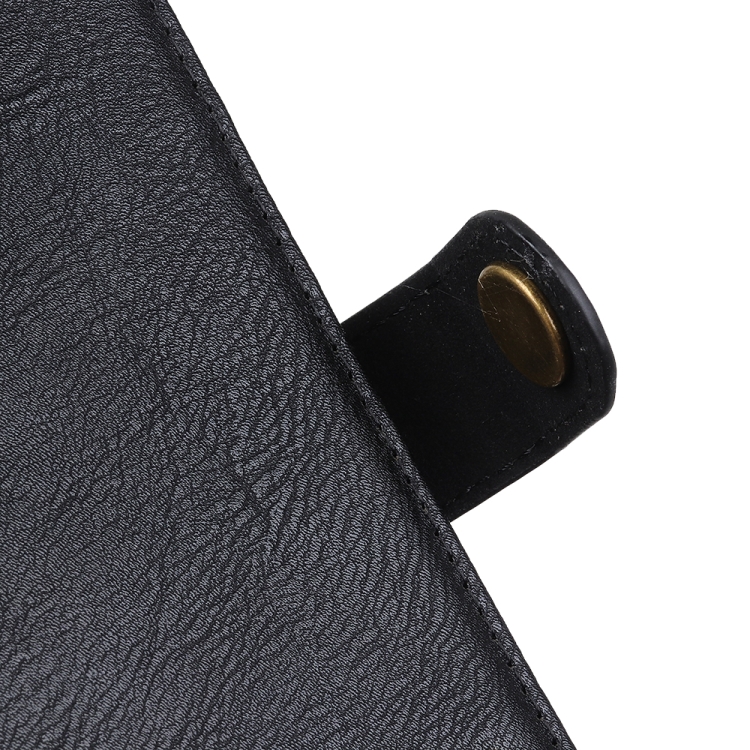 For Motorola Moto G Power 2022 KHAZNEH Cowhide Texture Horizontal Flip Leather Phone Case(Black) - 4
