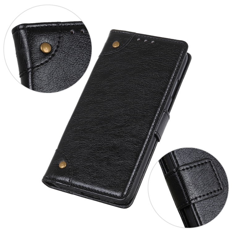 For Motorola Moto G Power 2022 Copper Buckle Nappa Texture Horizontal Flip Leather Phone Case(Black) - 3