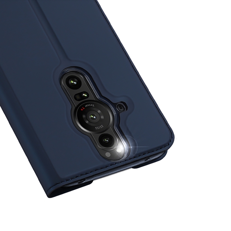 For Sony Xperia Pro-I DUX DUCIS Skin Pro Series Horizontal Flip Leather Phone Case(Blue) - 3