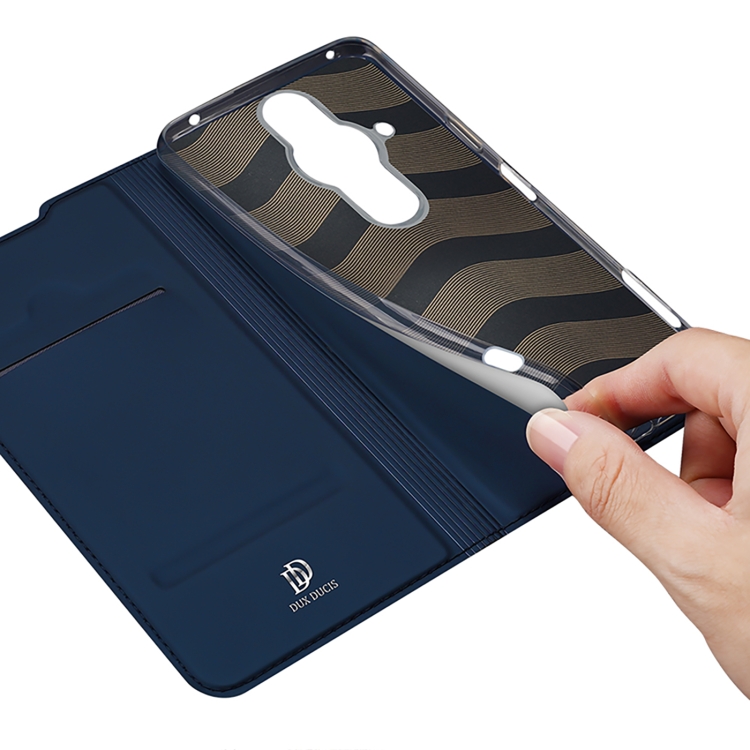 For Sony Xperia Pro-I DUX DUCIS Skin Pro Series Horizontal Flip Leather Phone Case(Blue) - 5