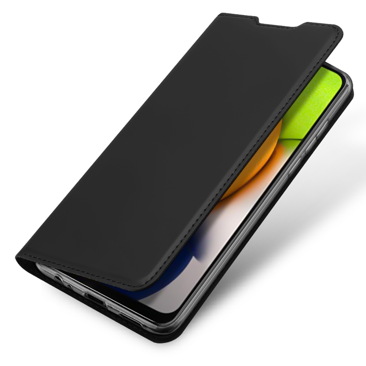 For Samsung Galaxy A03 DUX DUCIS Skin Pro Series Horizontal Flip Leather Phone Case(Black) - 1