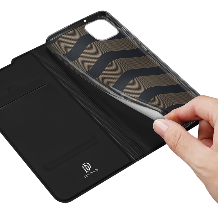 For Samsung Galaxy A03 DUX DUCIS Skin Pro Series Horizontal Flip Leather Phone Case(Black) - 5