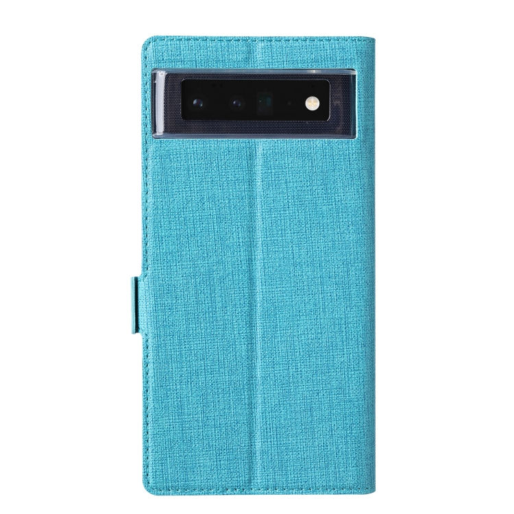 For Google Pixel 6 ViLi K Series Magnetic Buckle Horizontal Flip Leather Phone Case(Blue) - 2