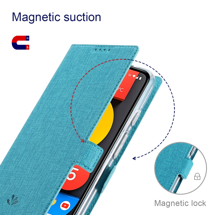 For Google Pixel 6 ViLi K Series Magnetic Buckle Horizontal Flip Leather Phone Case(Blue) - 3