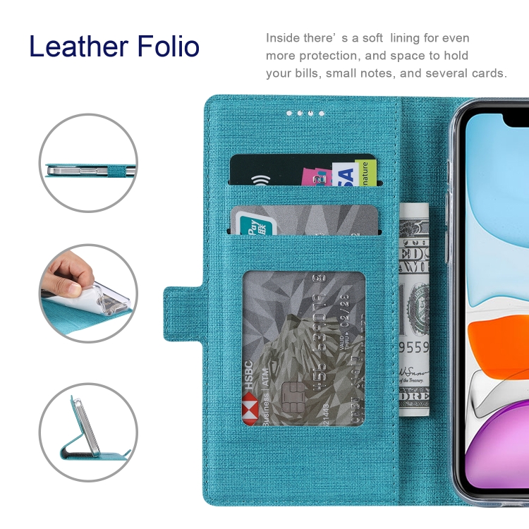 For Google Pixel 6 ViLi K Series Magnetic Buckle Horizontal Flip Leather Phone Case(Blue) - 4