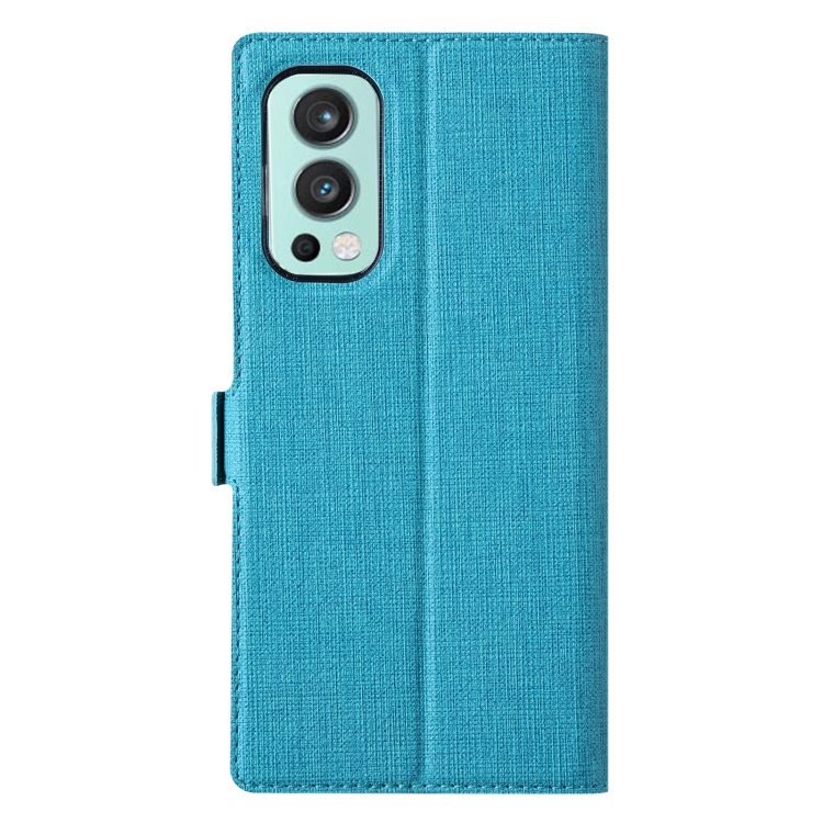 For OnePlus Nord 2 5G ViLi K Series Shockproof Magnetic Buckle Leather Phone Case(Blue) - 2