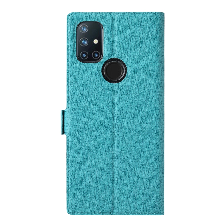 For OnePlus Nord N10 5G ViLi K Series Shockproof Magnetic Buckle Leather Phone Case(Blue) - 2